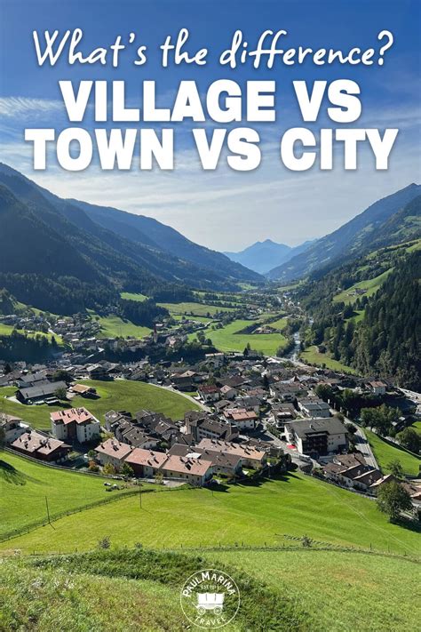 Difference Between City Town Village – QGWR