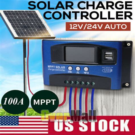 100A MPPT Solar Charge Controller with LCD for India | Ubuy