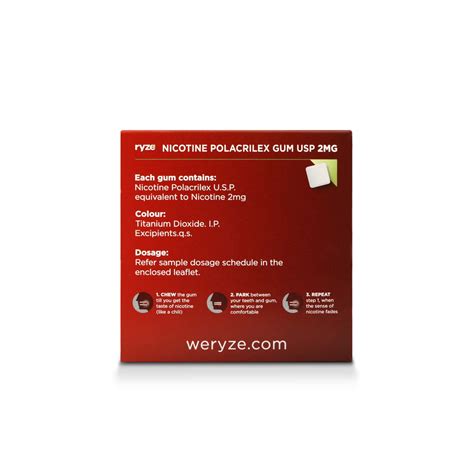 Buy RYZE NICOTINE GUM 2MG | SOFT CHEW | EASY ON THROAT I FRESH FENNEL ...