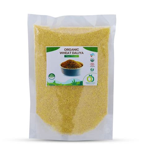 Organic Delight Wheat Daliya/Dalia Rich In Fibre 500 Gm - 100% Organic ...