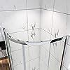 Buy 800x800x1900mm Quadrant Shower Door Enclosure Cubicle Walk in Wet ...