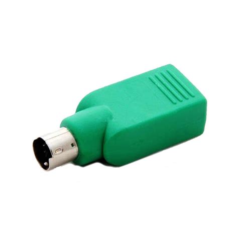 PS/2 Male to USB Female Converter Adapter Adaptor for Mouse & Keyboard ...