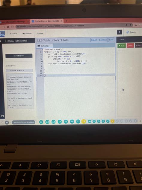 Rolling Dice CodeHS 的图像结果