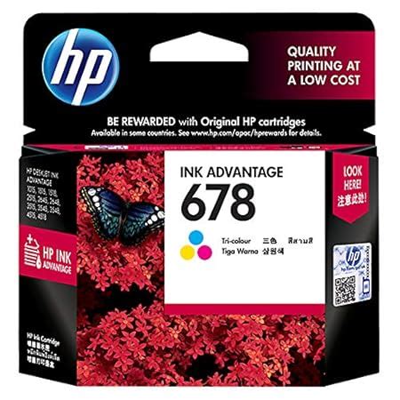 HP 678 Tri-Color Ink Cartridge : Amazon.in: Computers & Accessories