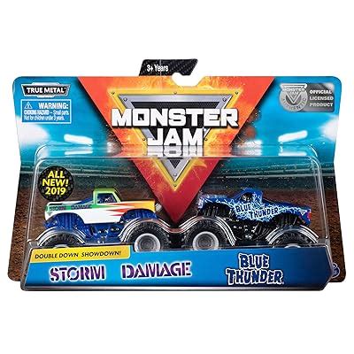 Monster Jam Blue Thunder vs. Storm Damage Die-Cast India | Ubuy
