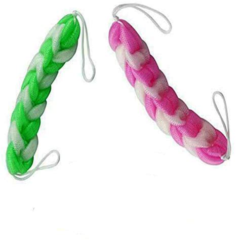 Bath Sponge Stylish Loofah Back Scrubber Shower (set of 2 ) : Amazon.in ...