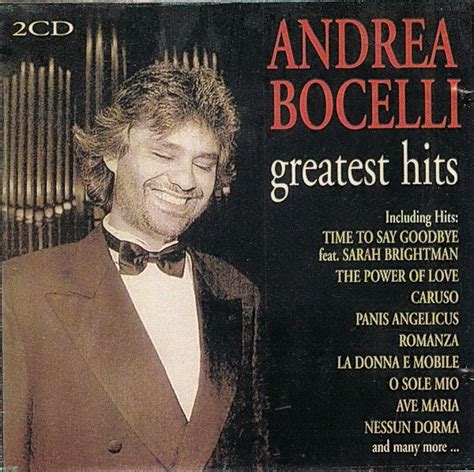 Andrea Bocelli - Greatest Hits (CD) | Discogs