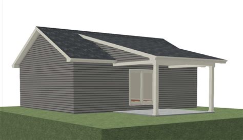 COVERED PATIO-SHED 14’x12′ – Carlson Exteriors Inc.