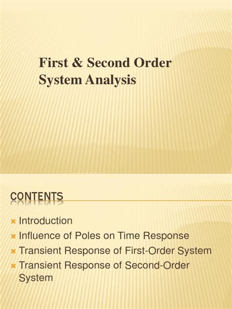 Image result for 2nd Order System Analysis