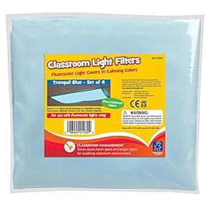 Buy Educational Insights Classroom Light Filters, Tranquil Blue (Set of ...