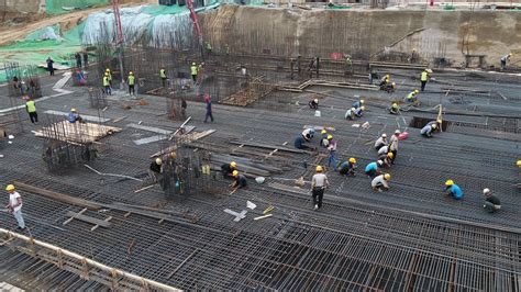 河北昌泰建设发展集团有限公司——石家庄高新区国际人才中心项目 顺利完成主楼筏板基础砼浇筑工作