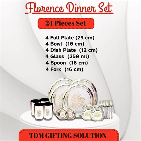 Stainless Steel Dinner Set - Set of 12 Pcs Dinner Set Manufacturer from ...