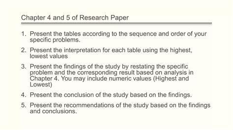 Image result for Chapter 4 Research Paper Example