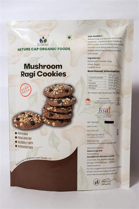 NATUREE CAP ORGANIC FOODS Handmade Delicious Fresh Mushroom Ragi ...