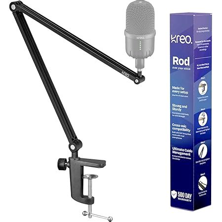 TECHBLAZE BM800 Recording Microphone with Table Clamp Stand Shock Mount ...