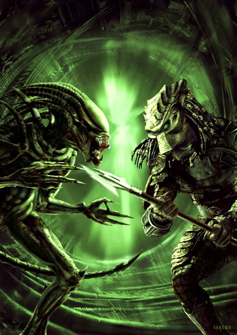 Aliens Vs Predator Art