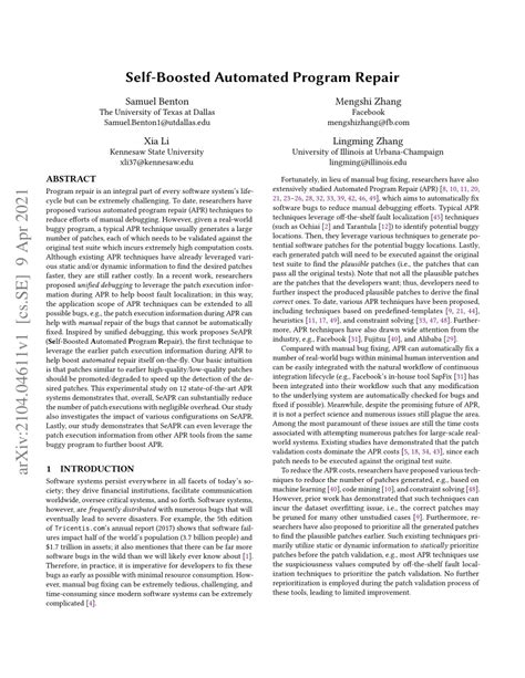 Image result for Automated Program Repair