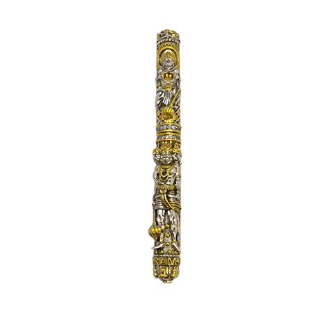 Silver Hanuman Bajrangbali Antique Nakash Pen – Deflossysilver