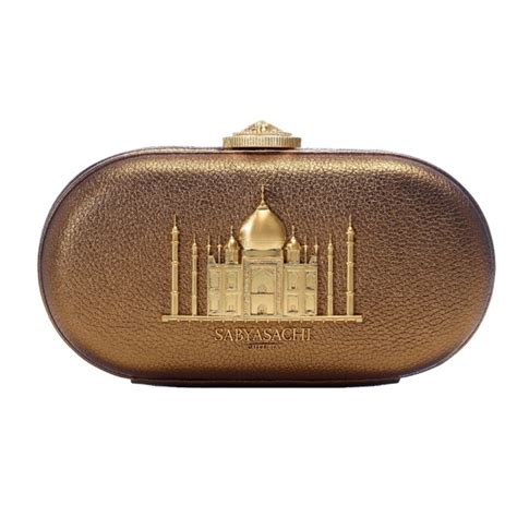 The Taj Minaudiere Clutch 1.2 in Sahara Gold - Elahe