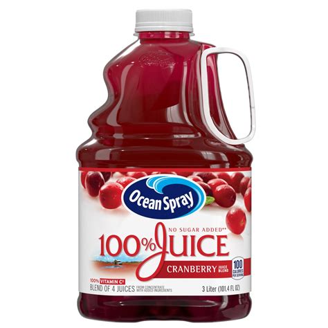 Ocean Spray 100% Juice, Cranberry Cherry, 60 fl oz - Walmart.com