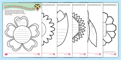 Aktiviti Menulis Hari Ibu - Tulis Kenangan pada Bunga