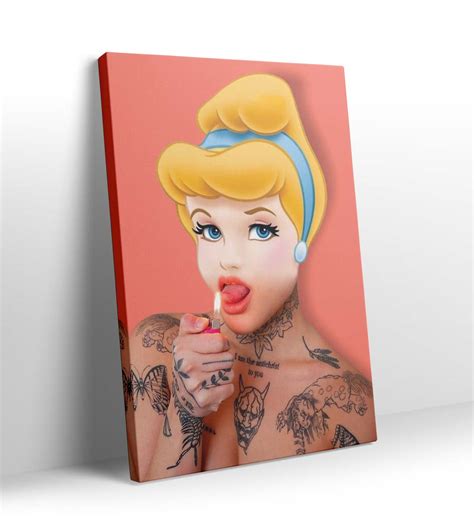 Rebel Princess Flame | Pop Art Canvas Wall Decor Online India