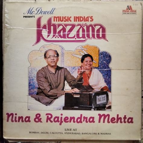 Buy Nina & Rajendra Mehta - Nina & Rajendra Mehta (Live At Bombay ...