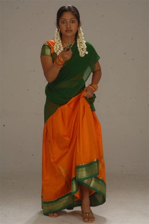 Mithra Kurian Hot Stills in Half Saree in Kandha Movie |Tamil Cinema ...