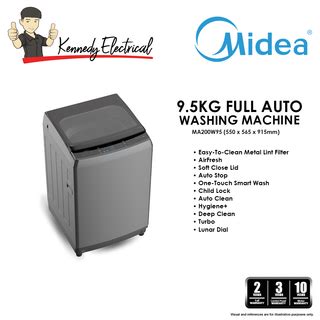 How to Operate Midea Washing Machine Model No Ma200w95 的图像结果