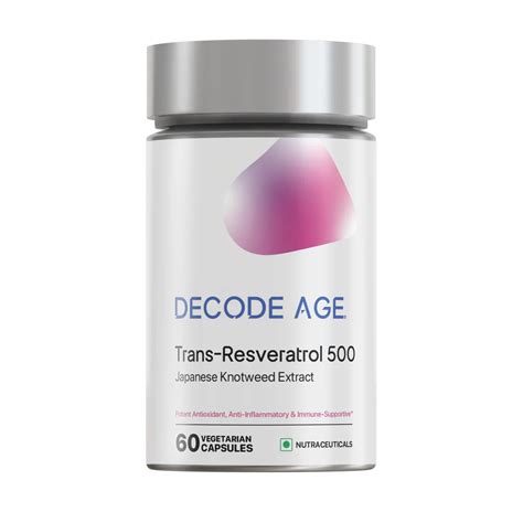 Decode Age Trans Resveratrol | Japanese Knotweed Extract |500mg ...