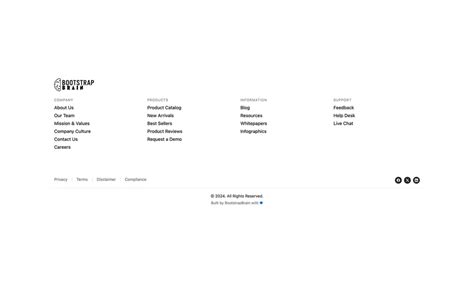 Image result for Footer Example Bootstrap