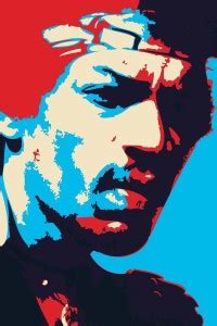 Jimmy Hendrix Portrait Photographic Paper - Music posters in India ...