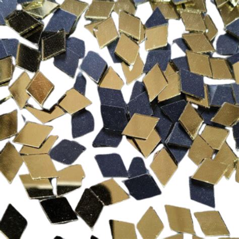 Golden Dimond Shape Glass Mirror (Crafting | Lippan Art | Fabric Craft ...