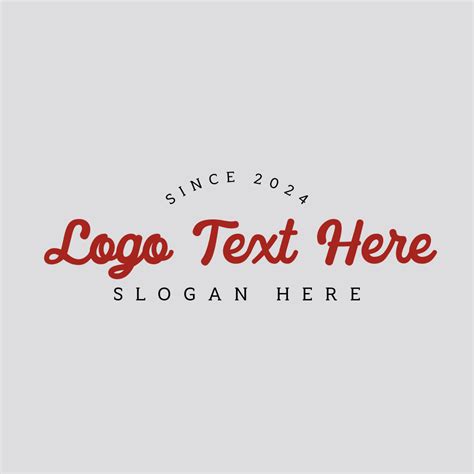 Retro Business Wordmark Logo - Handwritten Cursive Design for Apparel Brands | Design.com - Word Logo Ideas