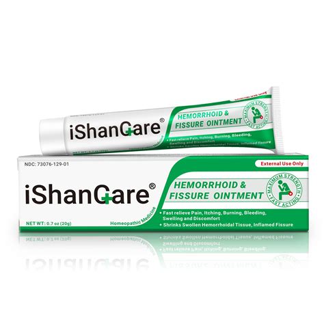 Buy Hemorrhoid Treatment Cream iShanCare, Treatment for Pain, Burning ...