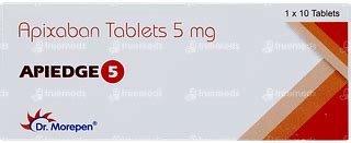 Apiedge 5 Mg Tablet 10 - Uses, Side Effects, Dosage, Price | Truemeds