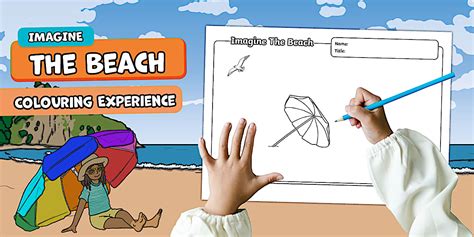 Imagine The Beach - Colouring Experience
