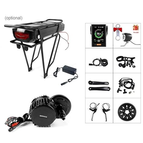 Buy Electric Bike 48V/52V 1000W Ebike Motor Kit BAFNAG Mid Drive Motor ...