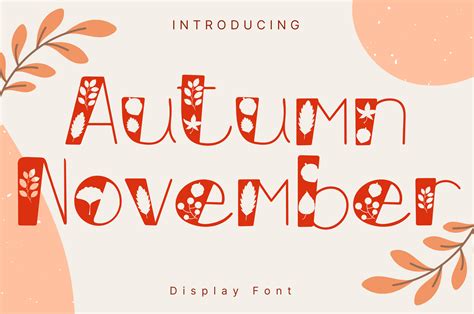 Font For November
