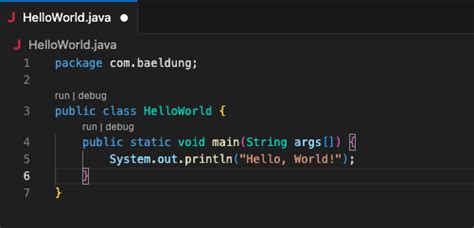 Image result for Java HelloWorld vs Code