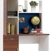 Buy Barkley Engineered Wood White/Brown Modern Study Desk Online at Durian