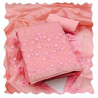 Buy Alecensa Women's Mirror Work Chanderi Cotton Lightweight Festival ...