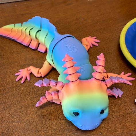 3D Printed Axolotl *Arizona* – The Feral Market