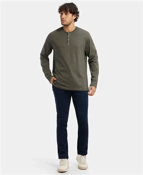 Buy Super Combed Cotton Rich Fleece Trackpants with StayWarm Technology ...