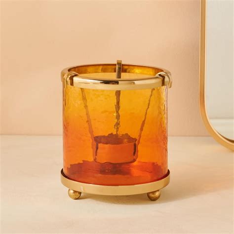 Buy Rylee Glass and Stainless Steel Candle Holder from Home Centre at ...