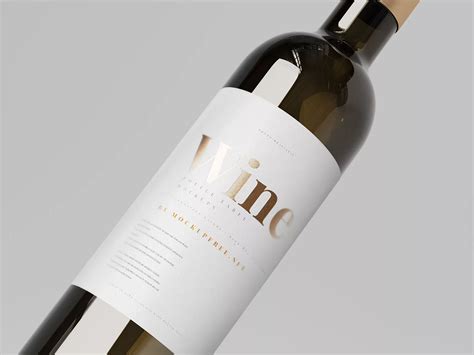 Wine Bottle Mockup PSD Set (11 Scenes)