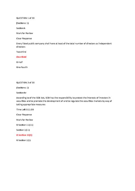 EGMC006 ASSIGEMENT - [Sections: 1) SectionA Mark for Review Clear ...