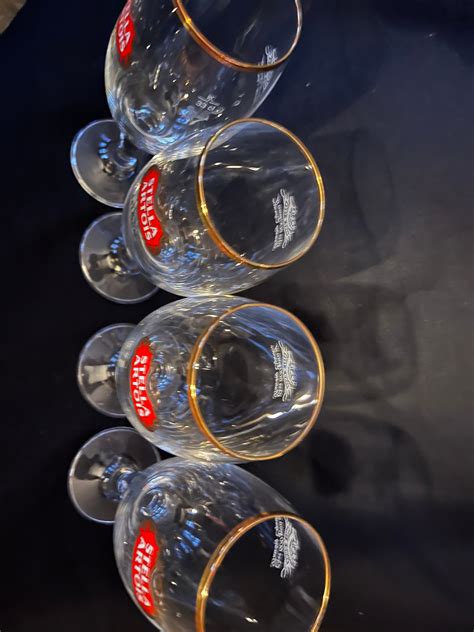 Stella Artois Beer Drinking Glass- Star Stemmed- Belgium 33cl 1366 Crystal-4 - Etsy