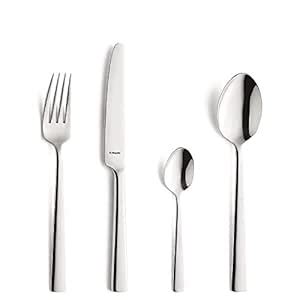 Amefa Moderno Food Grade 18/0 Stainless Steel Premium Cutlery Set (6X ...