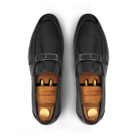 Black calf leather loafer shoes » Cordwainers - Cordwainers